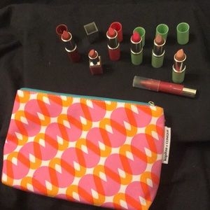 Clinique lip stick with make-up bag